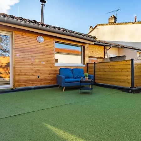 Le Toit Terrasse Proche Commodites Parking Facile *